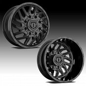 TIS Wheels 544B Dually Gloss Black Custom Truck Wheels Rims
